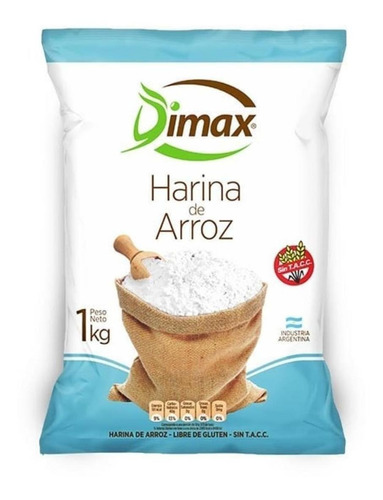 Harina De Arroz Dimax X 1kg ( Villa Urquiza) 