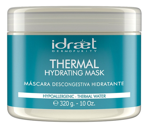 Máscara Descongestiva Hidratante Idraet Thermal 320g