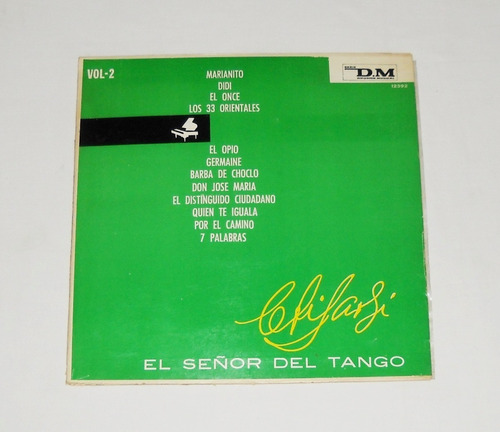 Carlos Di Sarli El Señor Del Tango Vol. 2 Lp Vinilo