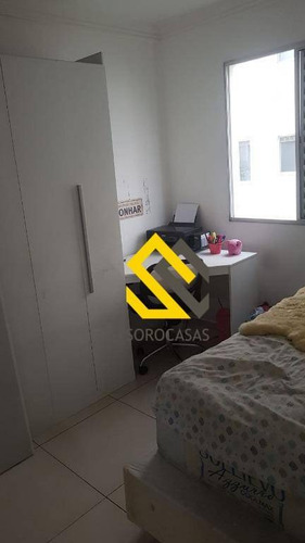 Imagem 3 de 13 de Apartamento Com 2 Dormitórios À Venda, 47 M² Por R$ 200.000,00 - Condomínio Parque Sicília - Votorantim/sp - Ap0658