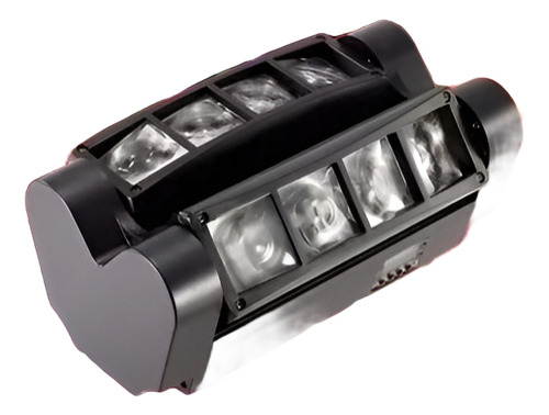 Cabezal Spider Led Rgbw Doble Barra De Led Movil Zz10