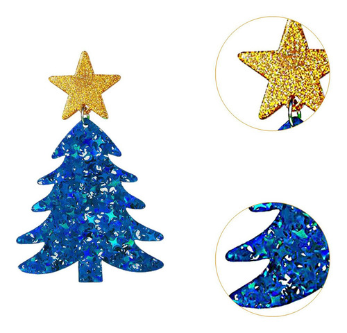 S 4 Pendientes Colgantes De Navidad, Pendientes Colgantes,