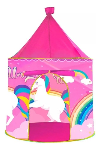 Carpa Infantil Plegable Castillo Unicornio