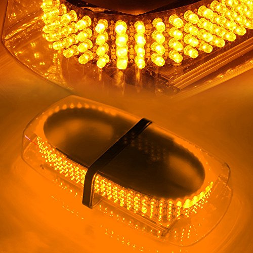 Xprite Amber/yellow 240 Led Aviso De Emergencia Mini Beacon