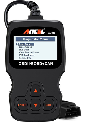 Escáner Obd Ii Universal Mejorado Ancel Ad310 Classic...