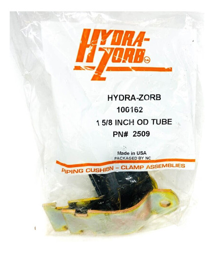Hydra-zorb 100162 Cushion Clamp For 1-5/8 In Od Tube Str Eeh