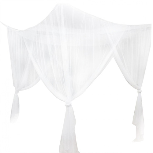 4 Postes De Esquina Para Cama Con Dosel, Mosquitera