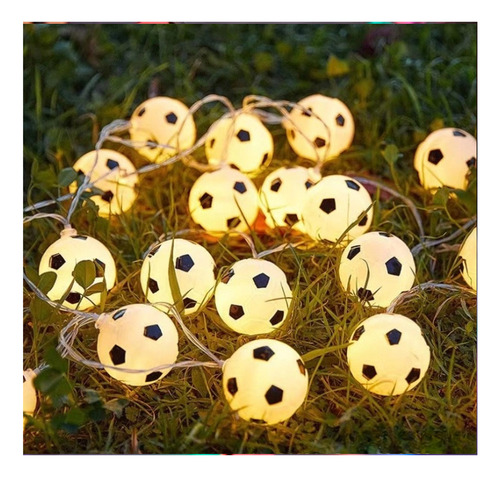 T 2 Cadenas De Luces Led Para Balones De Fútbol, 40 Luces