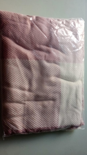 Ruana Pashmina Nueva Cuadros Rosa Y Crema 2x150 Rosa Cuadros 0