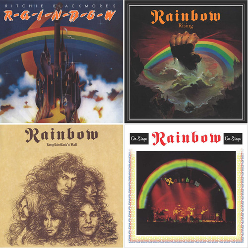 4 Cds Rainbow - Ritchie, Rising, Long Live, On Stage Lacrado