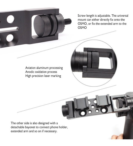 Video Kit Brazo Extensor + Cardan Movil Dji Osmo Ronin S