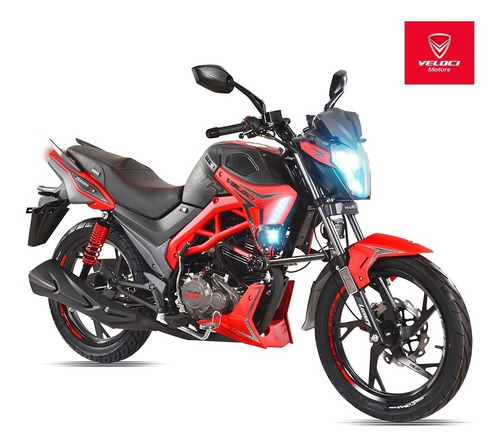 Motocicleta Veloci Razzer Gtr 3 200cc Rojo Mate 2023