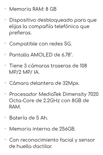 Infinix Note 40 5g (Usado)