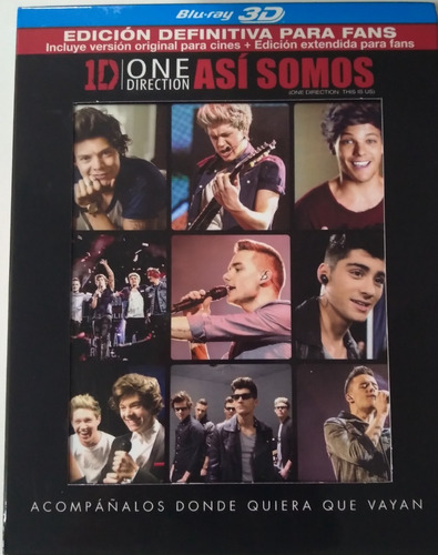 One Direction Musical Blu Ray 3d -cinehome Musicales