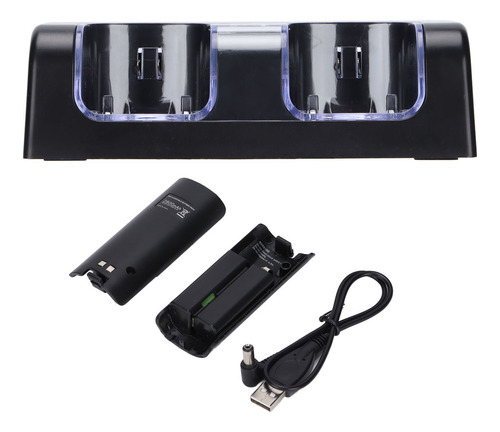 Estación De Carga De Batería Recargable Para Mando De Wii