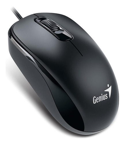 Mouse Con Cable Genius Dx-110 Usb 1000dpi 3 Botones Negro