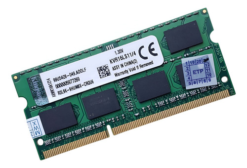 Memoria 4gb Ddr3 Para Notebook Acer Aspire V5-471-6620