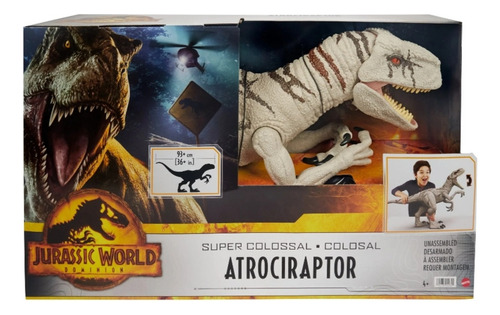 Dinosaurio Super Colossal Jurassic World. Atrociraptor
