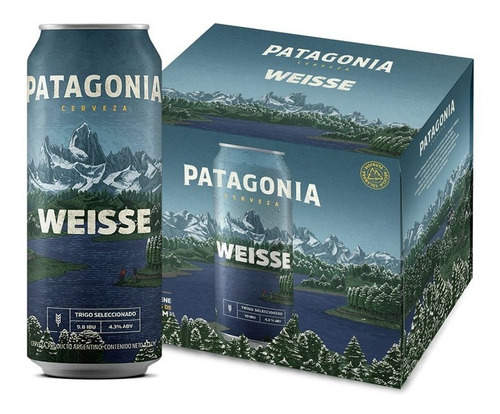 Cerveza Patagonia Weisse 473ml Pack X6 Latas