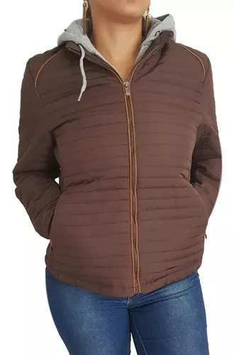 jaqueta feminina matelassê em nylon