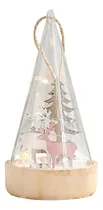 Comprar Decoración De Mesa De Cristal Navideña, Adorno Navideño