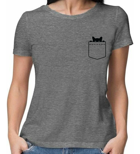 Remera Perrito Bolsillo-boston Terrier-algodon Premium