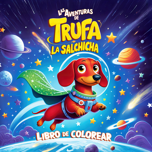 Trufa La Salchicha - Libro De Colorear: Colorea Las Aventu, De La Salchicha, Trufa. Editorial Independently Published, Tapa Blanda En Español, 2024