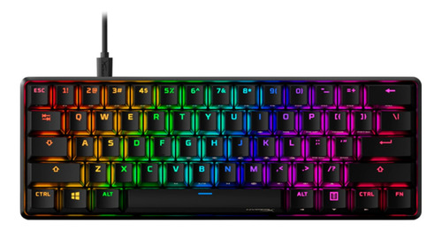 Teclado Gamer Hyperx Alloy Origins 60 Mecánico Red 4p5n4aa
