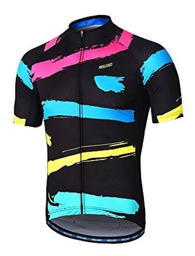 Arsuxeo Men  S Cycling Jersey Short Sleeves