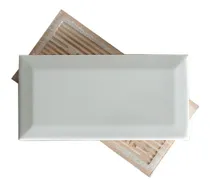 Comprar Azulejo Ceramico Subway Negro Biselado 10x20 Cocina Baño Pared