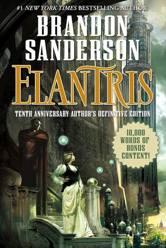 Libro Elantris- Brandon Sanderson -inglés