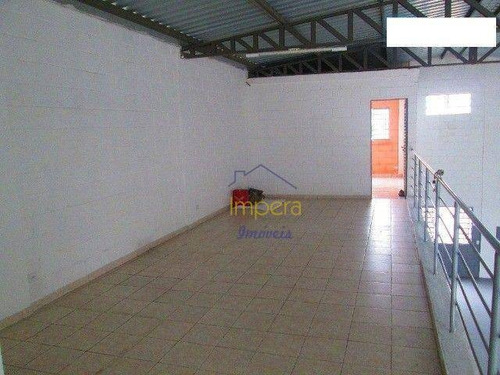 Imagem 1 de 9 de Galpão Para Alugar, 300 M² Por R$ 4.900/mês - Chácaras Reunidas - São José Dos Campos/sp - Ga0013