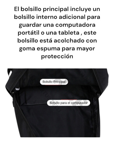 Mochila De 35 Litros Impermeable Con Bolsillo Para Notebook
