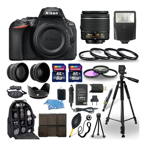 Cámara Dslr Nikon D5600 Incluye Lente 18-55mm Vr Nikkor Y