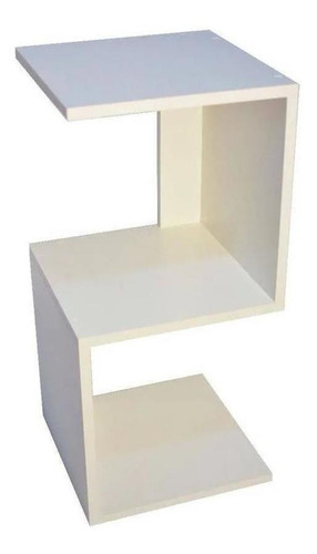 Mesa De Cabeceira Em S Branco Em Mdf Tx 60x25x25