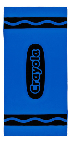 Toalla Premium Para Baño 75x147cm Crayola - Providencia Color Azul Crayola Azul