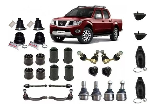 Kit Suspensão Nissan Frontier Sel 2.5 Após 2007 - 28 Peças