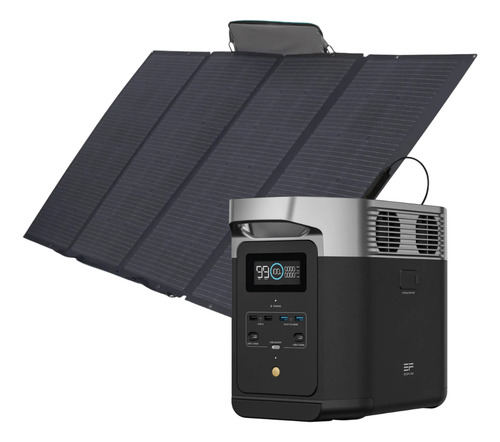 Ecoflow Generador Delta 2 Max 2400w + Panel Solar 400w