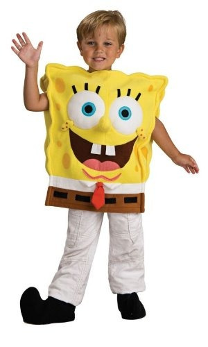 Disfraz De Bob Esponja Para Niño, Niño.