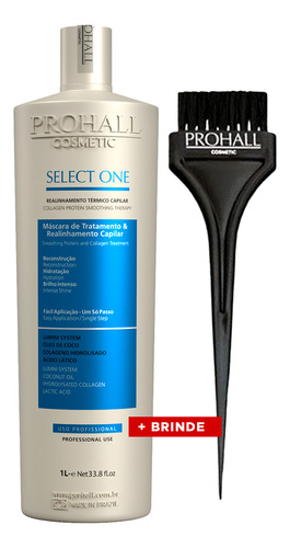 Escova Progressiva Select One Prohall Sem Formol Original 1