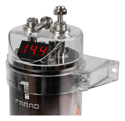 1.0 Farad Capacitor Visualización Lcd, Color Rojo