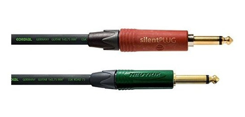 Cables Para Instrumentos Cordial Cri 3 Pp-silent 3m 1-4 Mono