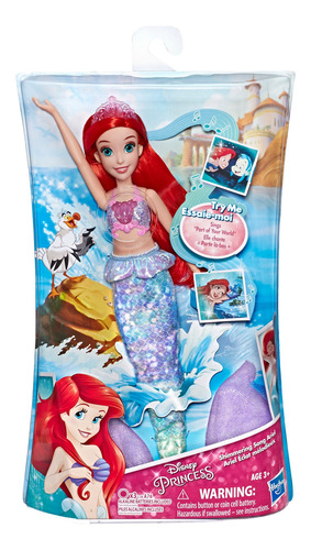 Disney Princess Shimmering Song Ariel - Muñeca Que Canta