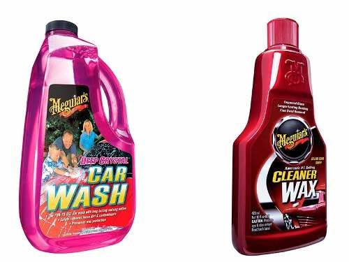 Set Lavado Y Abrillantado Autos Meguiar´s (shampoo + Cera)
