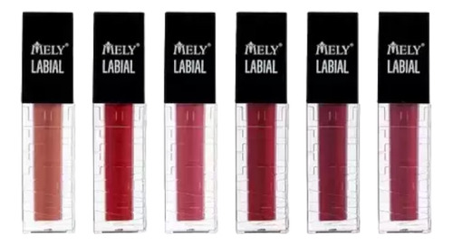 Labial Liquido Matte Mely Larga Duración 