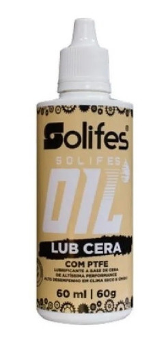 Lubrificante Cera Com Ptfe Solifes 60ml Bicicleta Mtb Bike