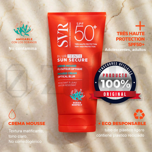 Protector Solar Mineral Svr Sun Secure Blur Teinte