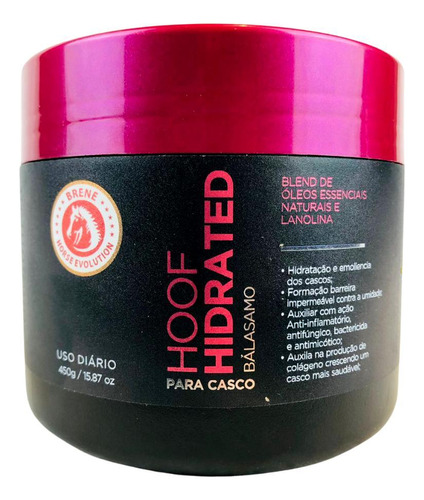 Hoof Hidrated 450g Bálsamo Para Casco Brene Horse