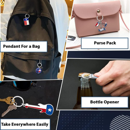 Llavero Metalico Texas Bundle Souvenir, Paquete De 12 Uni...