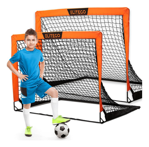 Objetivo De Fútbol Portátil De Elitego Neta De Gol De Fútbol